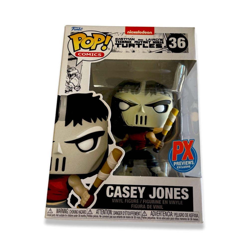 Casey Jones from TMNT: Funko Pop #36: New In Box: Kevin Eastman: Collectible